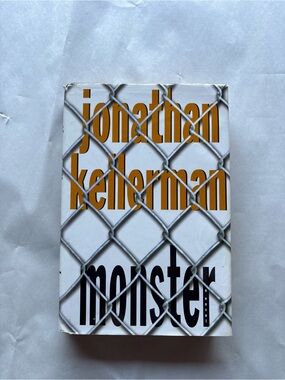 Jonathan Kellerman Monster Hardcover 1999 Alex Delaware Series w/ Dust Jacket